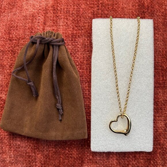 New OPEN BALLOON HEART NECKLACE - Picture 2 of 6